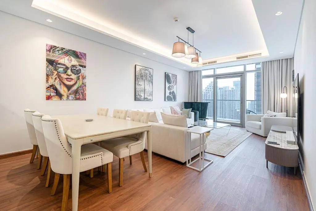 Apartment Paramount Midtown Luxury 2 Bedroom With Full Burj-Khalifa View Dubai